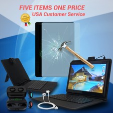 10 inch Google Android 7 Tablet PC GSM Unlock | Keyboard Case Wireless Ear Buds picture