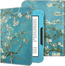 Case for Nook GlowLight 4 2021/GlowLight 4e 2022 Vegan Leather Folio Cover picture