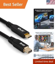 Bi-Directional Mini DisplayPort to USB-C Cable 2m - Ultimate 8K Video Experience picture