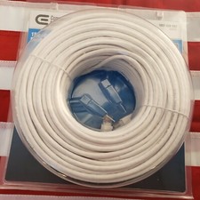 Commercial Electric 150 ft CAT5e Patch Cord 1001 528 283 White NIP picture