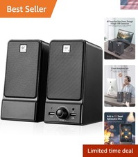 OROW USB Computer Speakers,Hi-Fi Stereo PC Speakers,16W Desktop Speaker,Built... picture