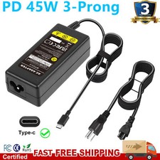 45W USB C AC Adapter Charger For Lenovo IdeaPad 3 CB 14M836 82KN 14w 81MQ000JUS picture