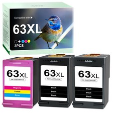 63 XL Ink Cartridge for HP OfficeJet 3830 4650 4652 5255 ENVY 4512 4513 4520 lot picture