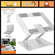 Portable Ergonomic Laptop Stand - Height Adjustable Riser, Ventilated Cooling, F picture