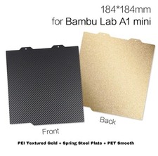 For Bambu Lab A1 Mini 184x184mm 3D Printer Build Plate Doubled-Sided PEI PEO PEY picture