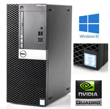 Dell Gaming PC Tower Win 10 Computer Intel 16GB 512SSD Wi-Fi NVIDIA Graphics picture