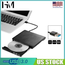 Slim External USB3.0 CD DVD RW Drive Writer Burner Reader for Laptop PC Portable picture