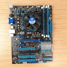 Asus P8Z77-V LX LGA1155 ATX Motherboard Core i3-3220 DDR3 SATA PCIe 3.0 UNTESTED picture