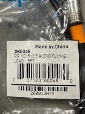 Rapid Run 60048 VGA 1.5' Video/Audio Cable HD15+3.5 *Lot of 10* picture