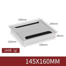 Aluminum Computer Metal Grommet for Desk Table Cable Tidy, Wire Cover Lot picture
