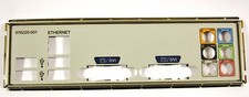 HP H-JOSHUA-H61-uATX:1.00 Motherboard Rear IO I/O Shield Back Plate 676220-001 picture