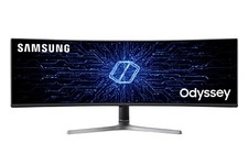 New Samsung 49 Class Odyssey CRG9 Series Dual QHD Curved QLED Gaming Monitor picture