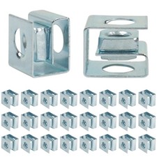 25 PCS Slide-on Cage Nuts, U Type Cage Nut, M6 picture