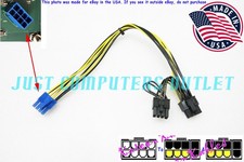 🔥 Supermicro CBL-PWEX-1017 8-Pin To Two (6+2) Pin PCI-E GPU Power Cable picture