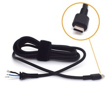 10pcs 1.8M/6ft Universal USB C Type C 3 wires Data Charger Pigtail Cord Cable picture