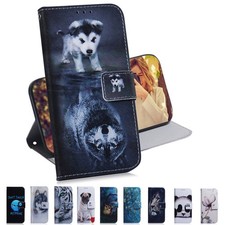 Wolf Dog Tiger Flower Wallet Cover Case for Google Pixel 11 10 9 8 7 6 8A 10A 9A picture