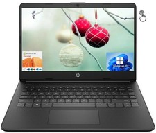 HP 14'' Touch HD Laptop, AMD 2-Core CPU, 16GB RAM, 120GB SSD, Office 365, Win 11 picture