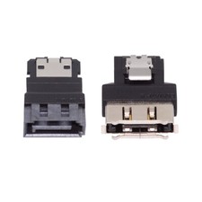 Cablecy 2pcs/lot SATA 7Pin Male to ESATA Female & External ESATA to SATA Adapter picture