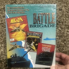 Battle Brigade 3-in-1 PC MIG-29, SUB BATTLE SIMULATOR and BATTLE TANK sealed New picture