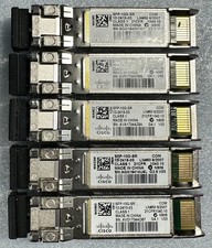Lot of (5) Cisco 10G SFP+ 850nm Transceiver Module P/N: SFP-10G-SR (10-2415-03) picture