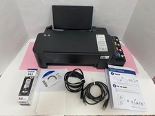 Epson EcoTank L121 Ink Tank Printer Bundle Model B521E Cords Manual Box picture
