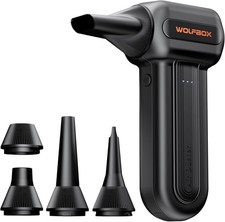 WOLFBOX MF60 Compressed Air Duster Mini Blower 3 Speed for Keyboard, Car, House picture