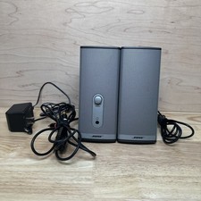 Bose Companion 2 Series II Multimedia Computer Speakers Silver Tested Working picture