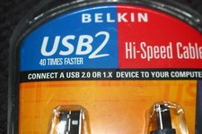Belkin  F3U133-10 USB-2 High Speed Cable 10' A-Plug/B-Plug UPC 722868130704 picture
