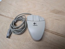 Logitech 3-Button MouseMan Serial-MousePort Mouse M-S38 - Vintage - WORKING picture