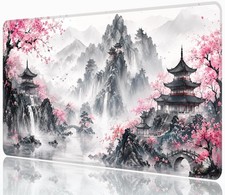 Japanese Cherry Blossom Mouse Pad, Large XL 31.5