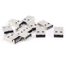 10pcs 90 Degree 4-Pin DIP Through Point USB2.0 A Male Jack Socket picture