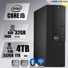 DELL Desktop Computer PC i5, up to 64GB RAM 17TB SSD HDD,  Windows 11/10,DVD-RW picture