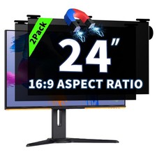2 Pack Magnetic Hanging Computer Privacy Screen for 24 ''16:9 Aspect Ratio picture