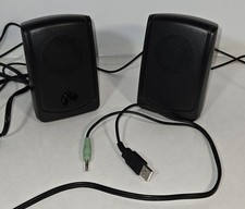 3x6 Inch Plug In Speakers.  WORKS Computer or Walkman USB Auxiliary Connections picture
