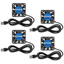ACEIRMC 4pcs 40mm USB Brushless Cooling Fan 40mm x10mm DC 5V Quiet Cooling Fan 4 picture