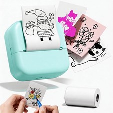 Print Pod Mini Sticker Printer Sticker Maker Machine M02X Inkless Pocket Printer picture