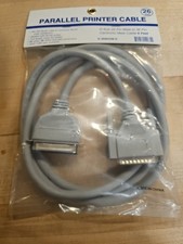 New Pan Pacific S-36M25M-6'R 6 Foot Parallel Printer Cable picture