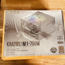 KRATOS M1 750W PC Power Supply ATX, 80 Plus Bronze Efficiency, ARGB Lighting picture