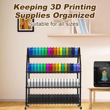 3D Printer Filament Storage Rack, Heavy Duty Storage Shelves for 100 Printing picture