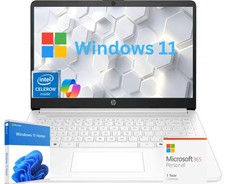 HP - Upgraded - 14'' -Intel N4500 Processor-8GB Memory-64GB eMMC- Home - White picture