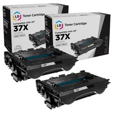 LD Compatible HP 37X CF237X High Yield Black Toner 2PK for LaserJet Enterprise picture