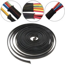 3M Expandable Braided Cable Sleeve PET Wire Protector Mesh for TV PC Audio picture