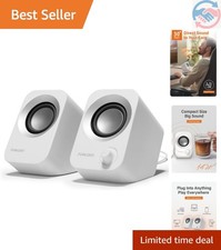 Speaker - 14W Stereo PC Speakers, USB Powered, Compact Size with 30° Tilt Des... picture