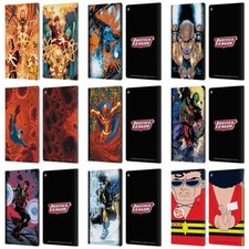 JUSTICE LEAGUE DC COMICS OTHER MEMBERS COMIC ART LEATHER BOOK CASE AMAZON FIRE picture