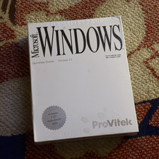 📦 Microsoft Windows 3.1 Operation System Vintage Sealed 5.25 Floppy (Rare) picture