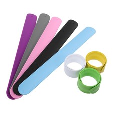 8 Pcs Silicone Snap Ring Tie Reusable Cord Adjustable Ties Binding picture