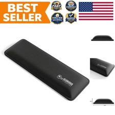 Ergonomic Compact Wrist Pad for Mechanical Keyboards - 12x4 Inches, Black picture