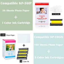 Compatible KP-108IN KP-36IP Color Ink Photo Paper Set 4