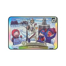 Josh Allen Downtown Football Card Desk Mat | Buffalo Bills Gaming Mousepad picture