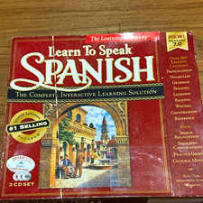 The Learning Company Learn To Speak Spanish v7.0 Spanish Language Course 3 CDs picture